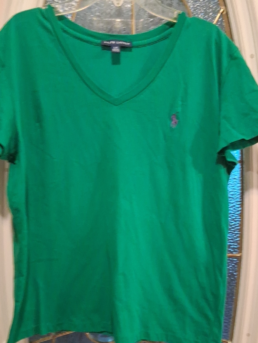 Ralph Lauren Emerald V-Neck Tee